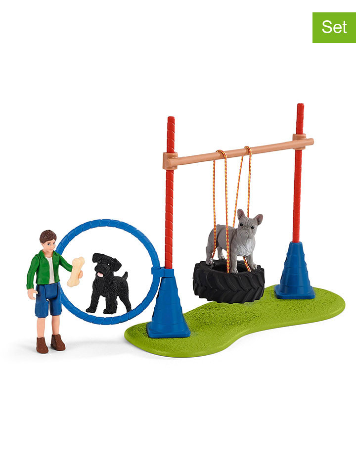 Schleich 20-częściowy zestaw "Puppy Agility Training" do zabawy - 3+ rozmiar: onesize