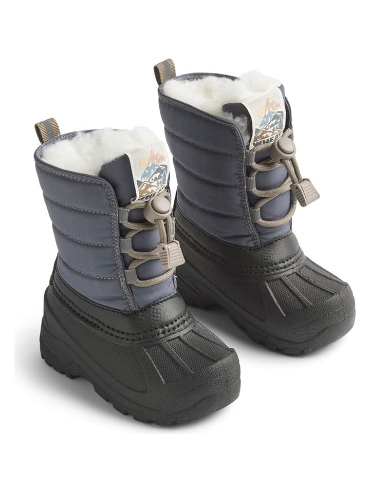 Wheat Kozaki zimowe "Aleex" w kolorze granatowym rozmiar: 27