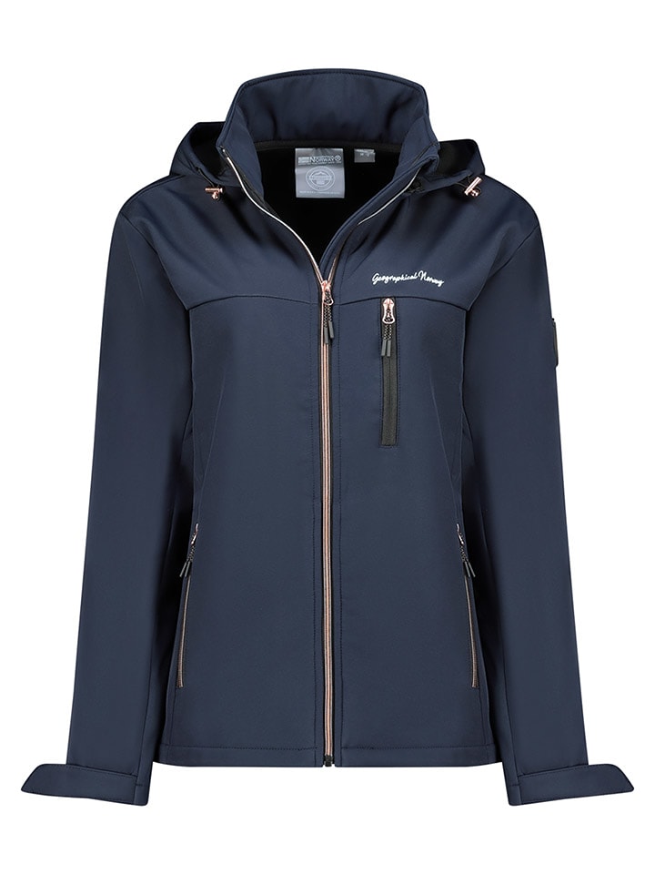 Geographical Norway Kurtka softshellowa "Tounia" w kolorze granatowym rozmiar: S