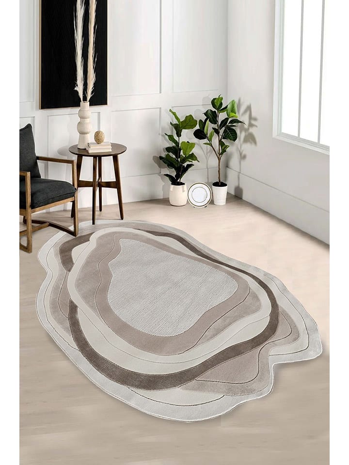 Conceptum Hypnose Dywan "Amorf - Ar006" w kolorze beżowo-jasnobrązowym rozmiar: 160x230 cm