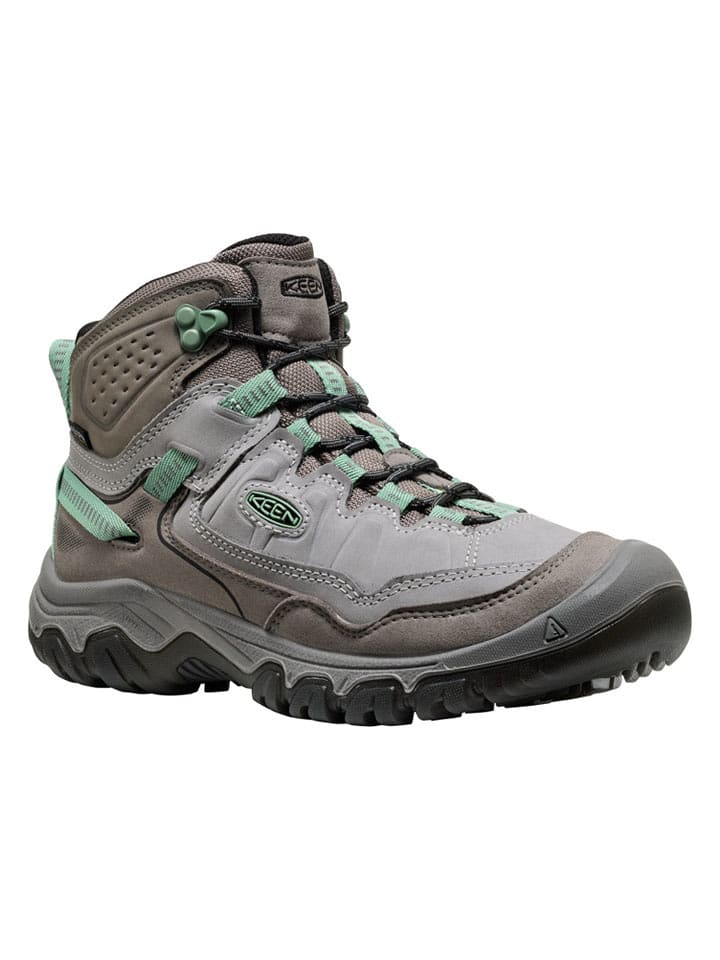 Keen Skórzane buty trekkingowe "Targhee IV Mid" w kolorze szarym rozmiar: 40,5