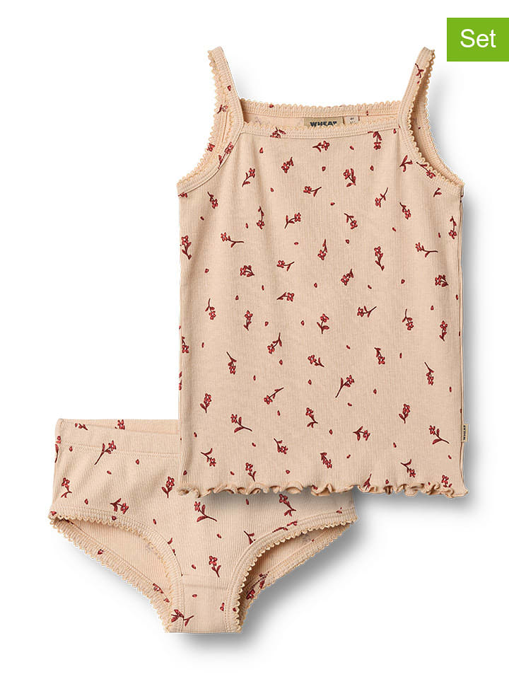 Wheat 2-częściowy zestaw w kolorze pomarańczowym rozmiar: 122