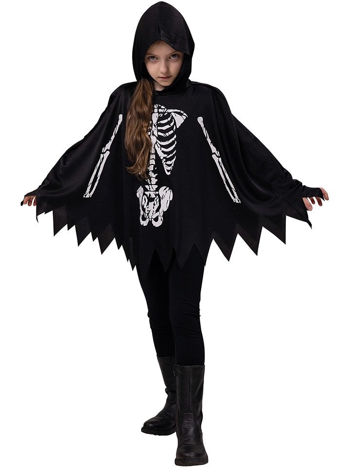 Carnival Party Kostium "Skeleton" w kolorze czarnym rozmiar: 140-152