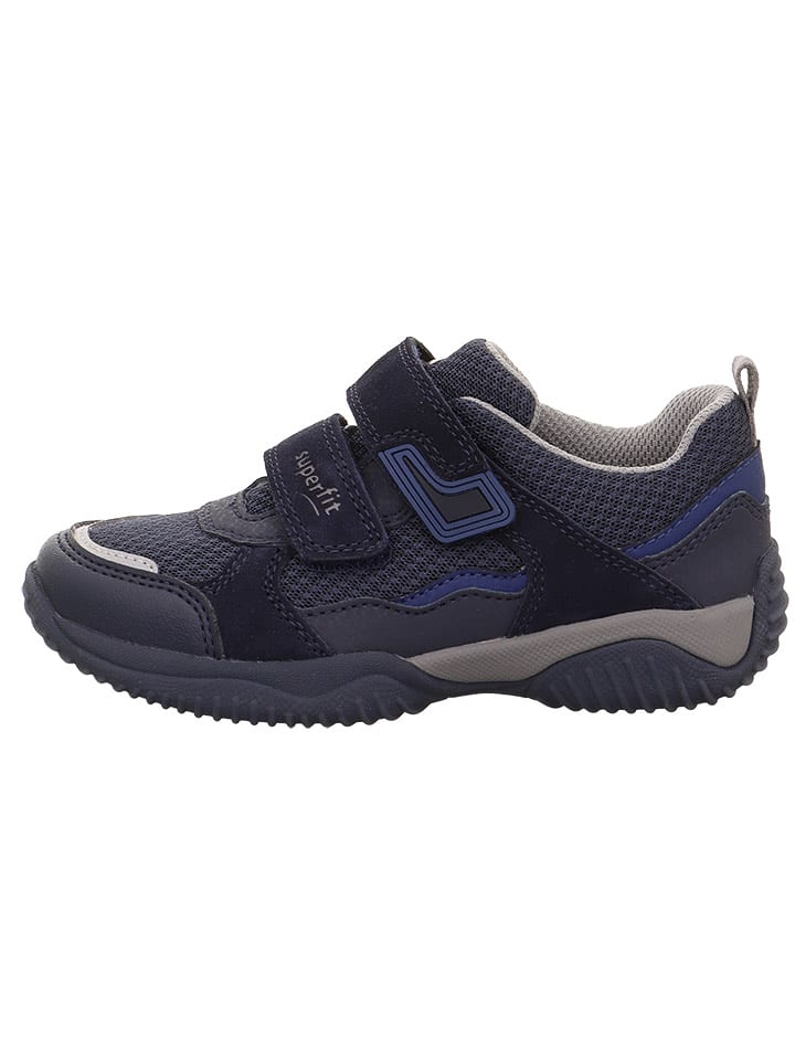 superfit Skórzane sneakersy "Storm" w kolorze granatowym rozmiar: 26