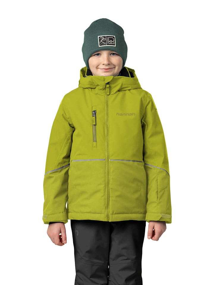 Hannah Kurtka narciarska "Anakin" w kolorze zielonym rozmiar: 134/140