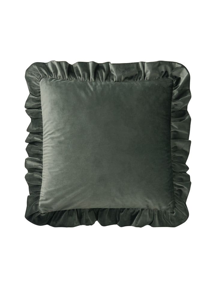 Ellos Home Poszewka "Nora" w kolorze zielonym na poduszkę rozmiar: 50x50 cm