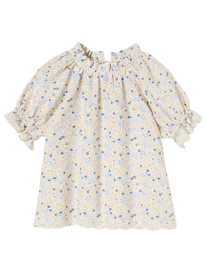 vertbaudet Bluzka w kolorze beżowym rozmiar: 164