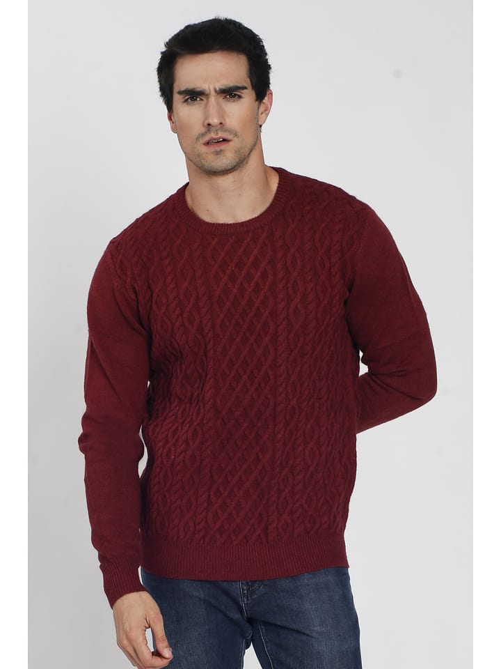 William de Faye Sweter w kolorze bordowym rozmiar: 48