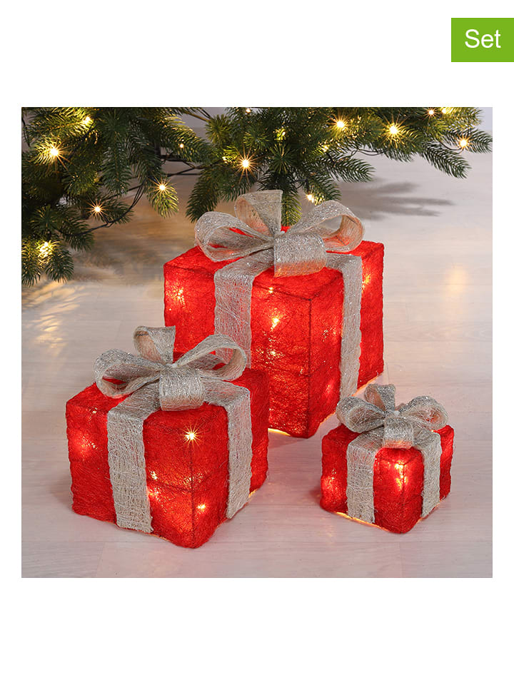 Hollybell Dekoracyjne lampy LED (3 szt.) w kolorze białej bieli rozmiar: onesize