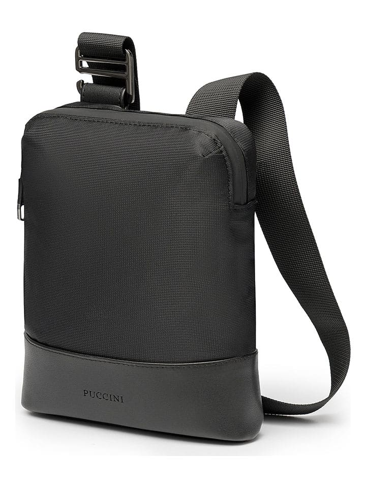 Puccini Torebka "Casual" w kolorze czarnym - 21 x 18 x 3 cm rozmiar: onesize