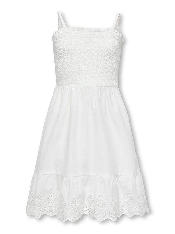 KIDS ONLY Sukienka "Lou" w kolorze białym rozmiar: 164