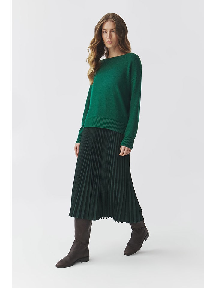 TATUUM Spódnica w kolorze ciemnozielonym rozmiar: S