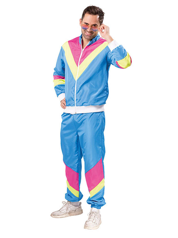 Party x People 2-częściowy strój sportowy w kolorze błękitnym ze wzorem rozmiar: XL