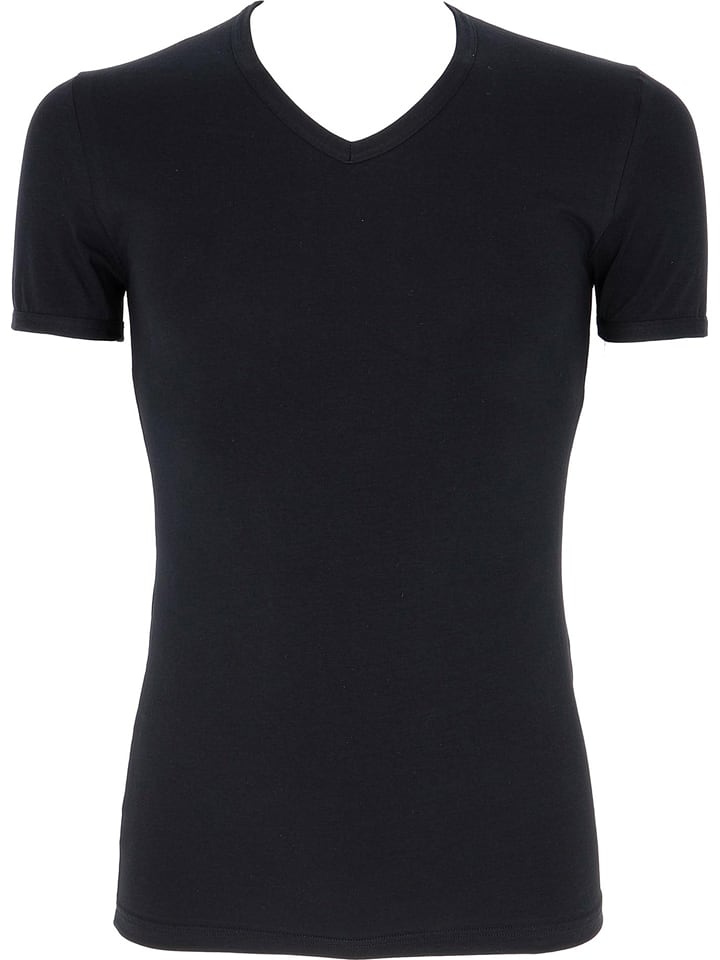 COTONELLA Koszulki (2 szt.) w kolorze czarnym rozmiar: XXL