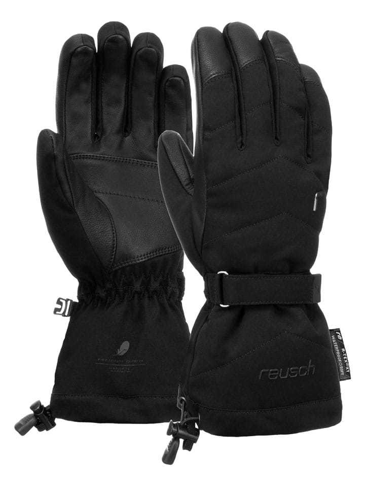 Reusch Rękawiczki funkcyjne "Nadia" w kolorze czarnym rozmiar: 6,5
