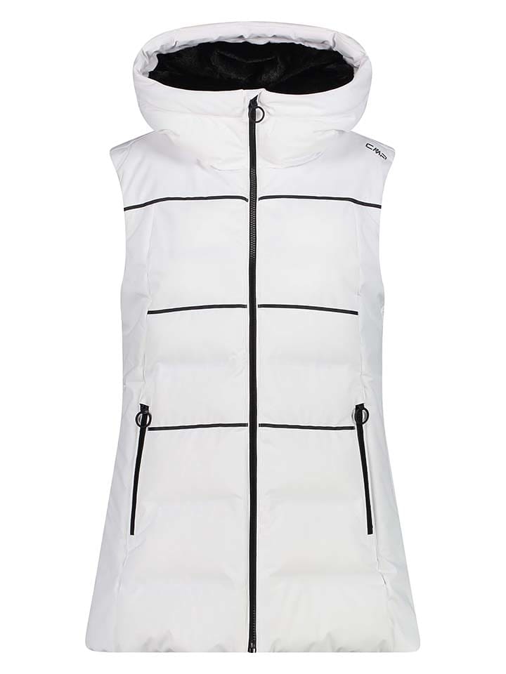 CMP Kamizelka pikowana w kolorze białym rozmiar: 44
