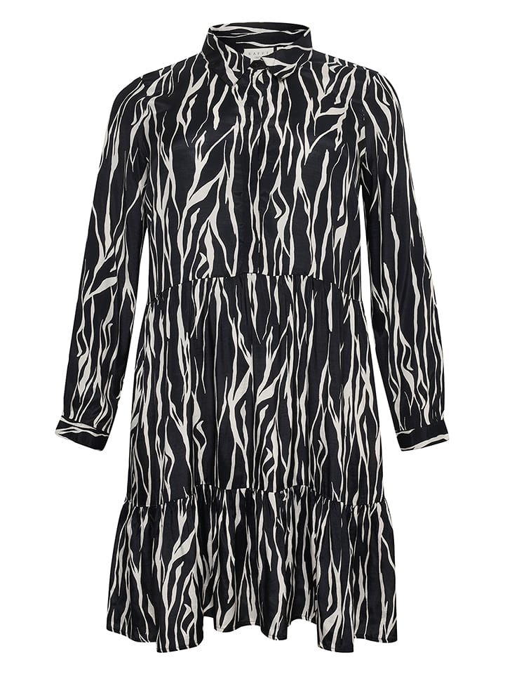 Kaffe Sukienka w kolorze czarno-białym rozmiar: 50