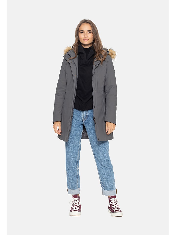 Northwood Parka "Arina" w kolorze szarym rozmiar: XL