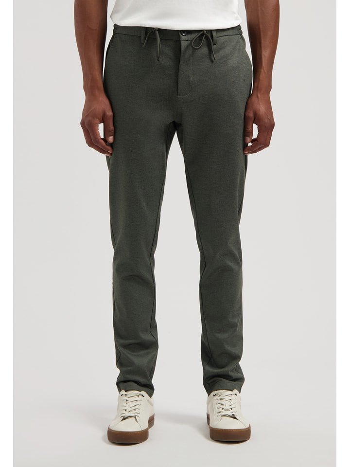 DSTREZZED Spodnie dresowe w kolorze ciemnozielonym rozmiar: W38