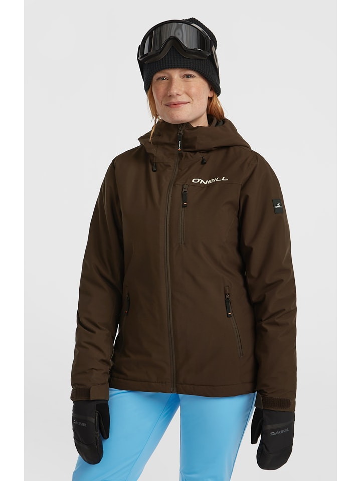 O'Neill Kurtka narciarska w kolorze brązowym rozmiar: M