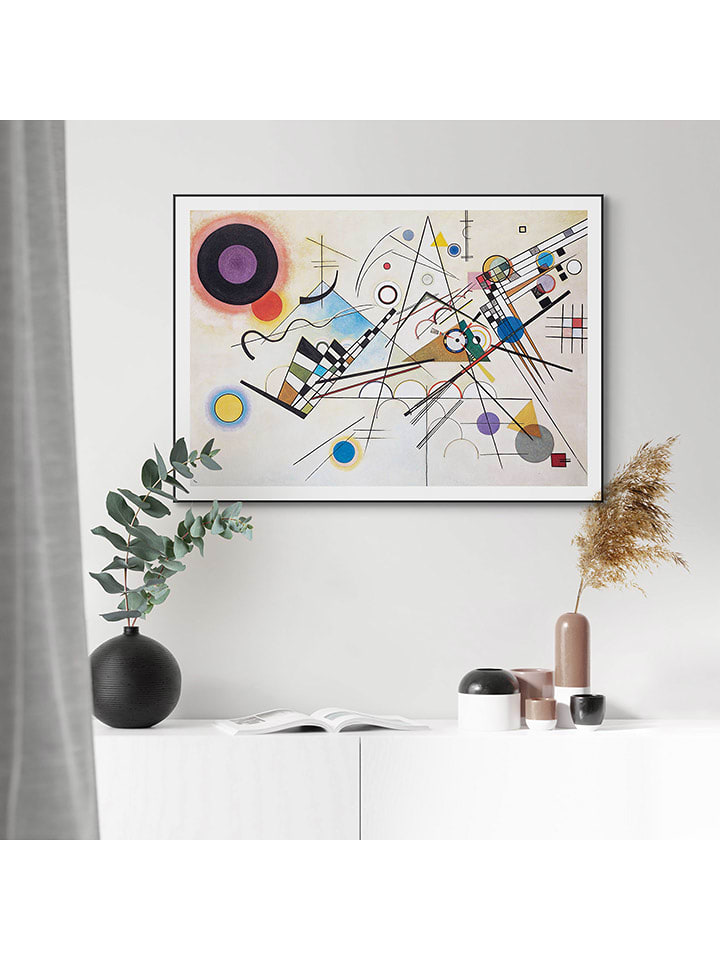Orangewallz Druk artystyczny "Wassily Kandinsky -Composition VIII" w ramce rozmiar: 50x70 cm