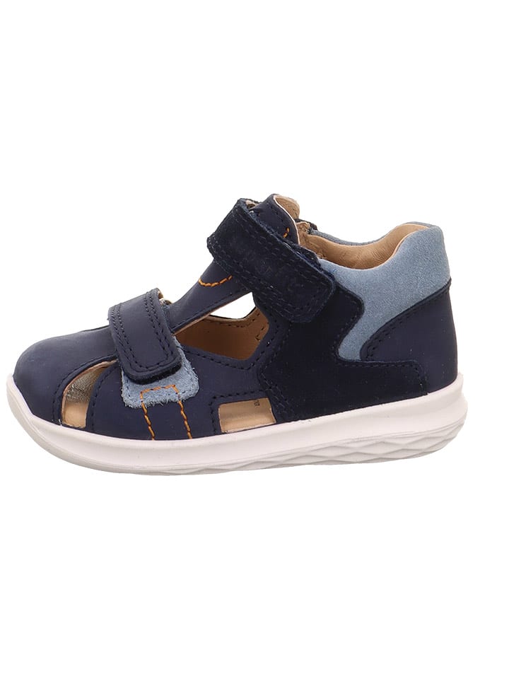 superfit Skórzane półsandały w kolorze granatowym rozmiar: 25