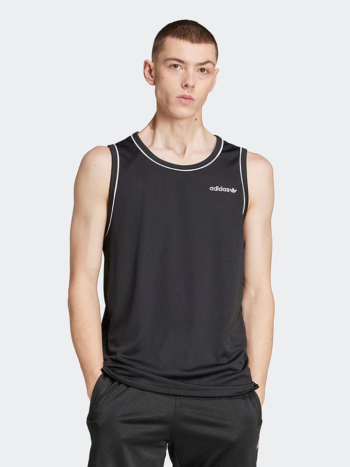 adidas Top w kolorze czarnym rozmiar: S