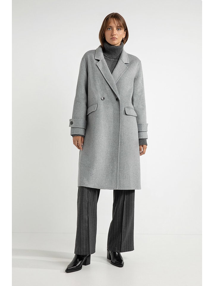 Josephine & Co Płaszcz zimowy "Sandro" w kolorze szarym rozmiar: 42