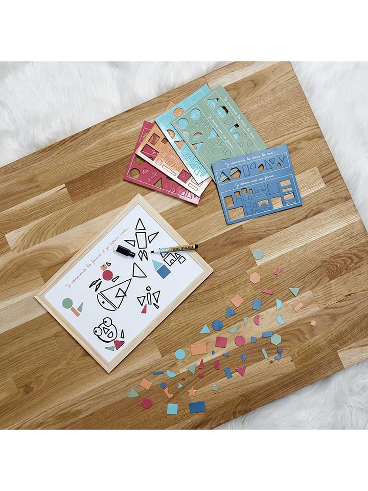 The Home Deco Kids Pudełko do nauki "Montessori - Formes" - 6+ rozmiar: onesize