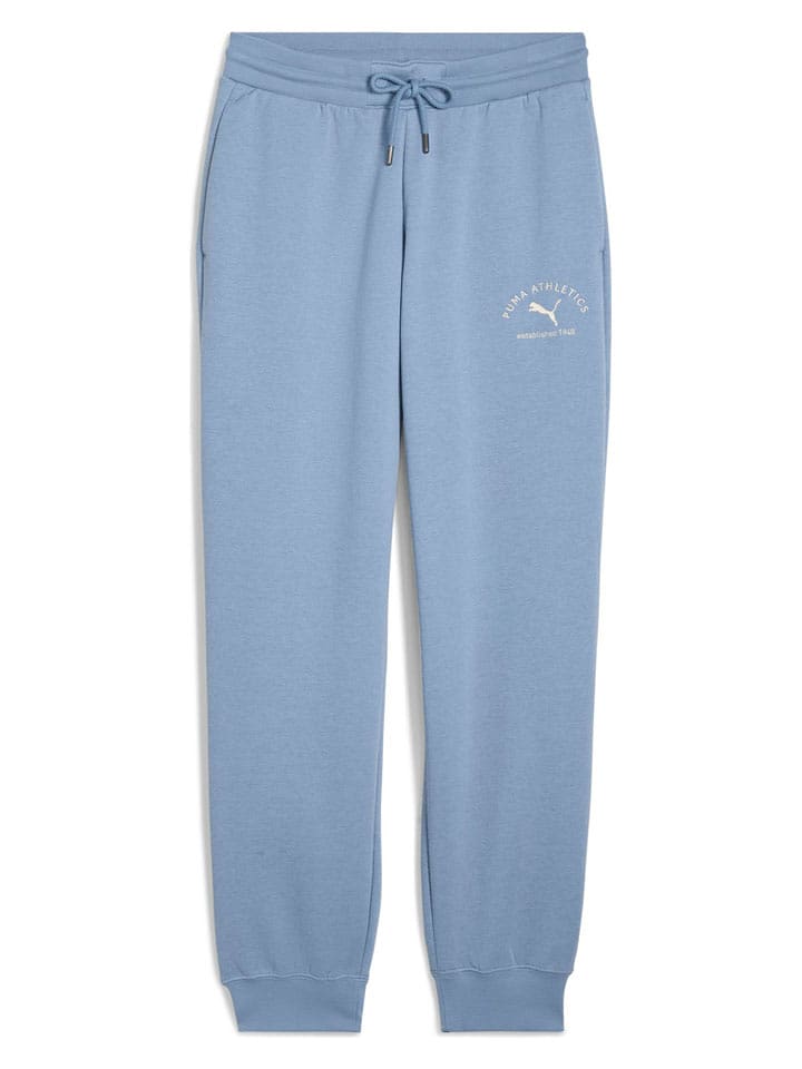 Puma Spodnie dresowe w kolorze błękitnym rozmiar: L