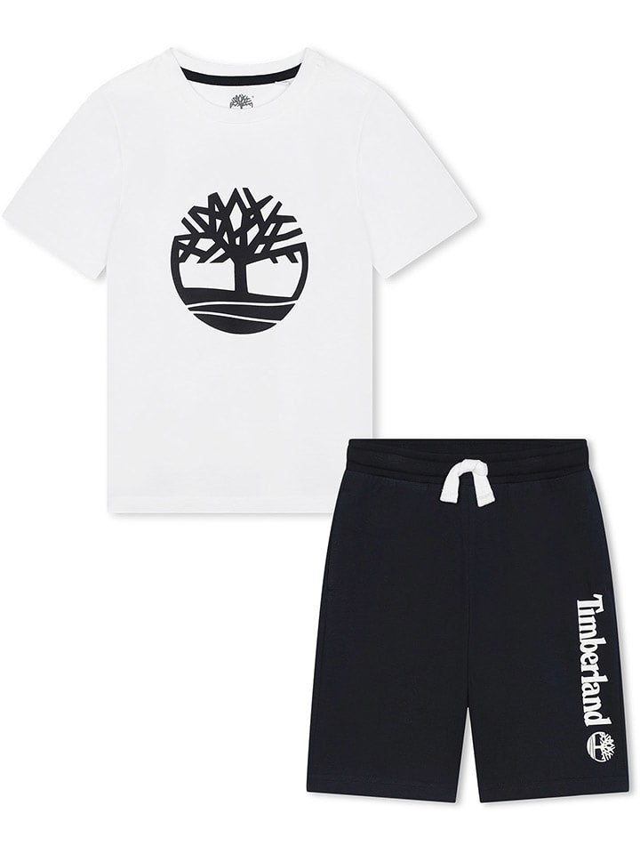 Timberland Piżama w kolorze biało-czarnym rozmiar: 128