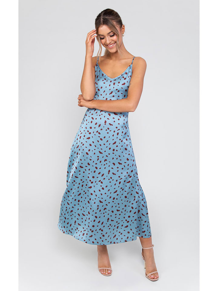 Zibi London Sukienka w kolorze niebieskim ze wzorem rozmiar: XL