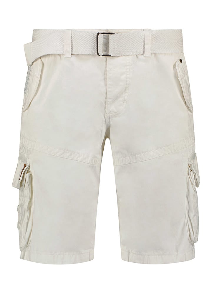 Geographical Norway Bojówki "Pouvoir" w kolorze białym rozmiar: M