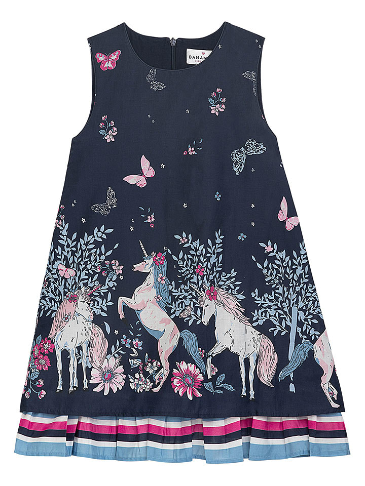 Danamade Sukienka w kolorze granatowym rozmiar: 110