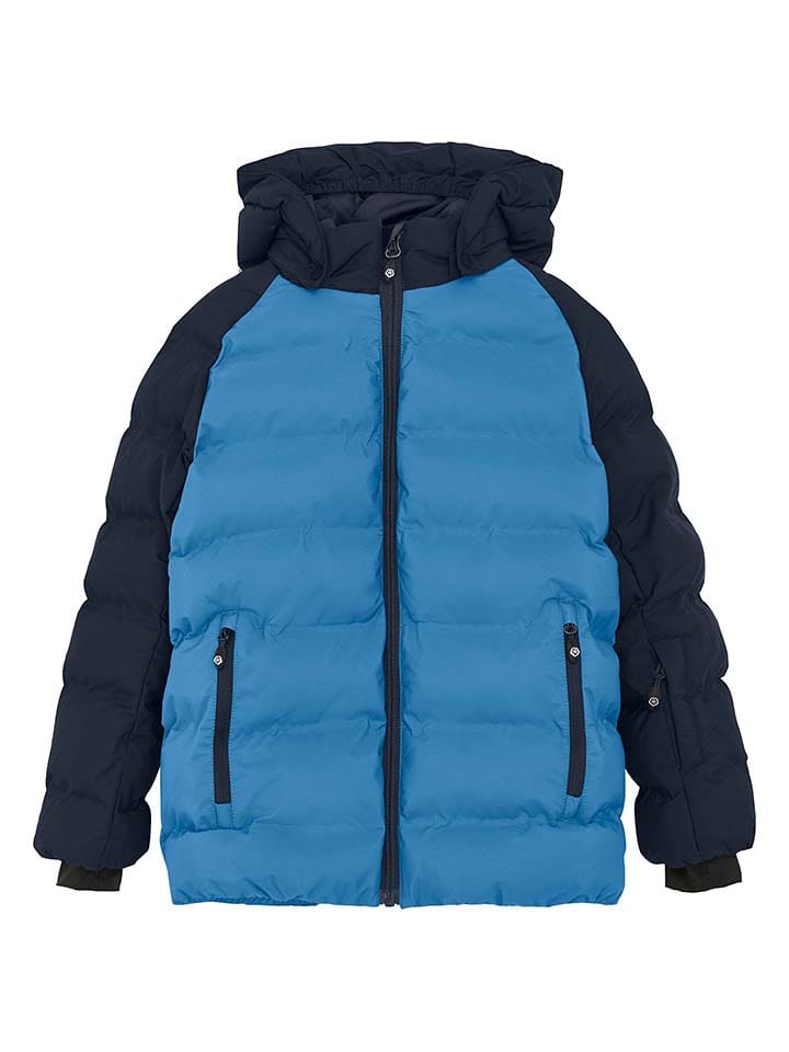 Color Kids Kurtka pikowana w kolorze niebieskim rozmiar: 134