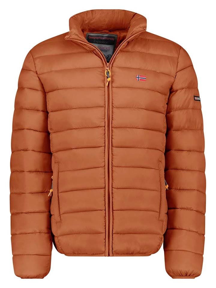 Geographical Norway Kurtka pikowana "Amigolor" w kolorze brązowym rozmiar: XL