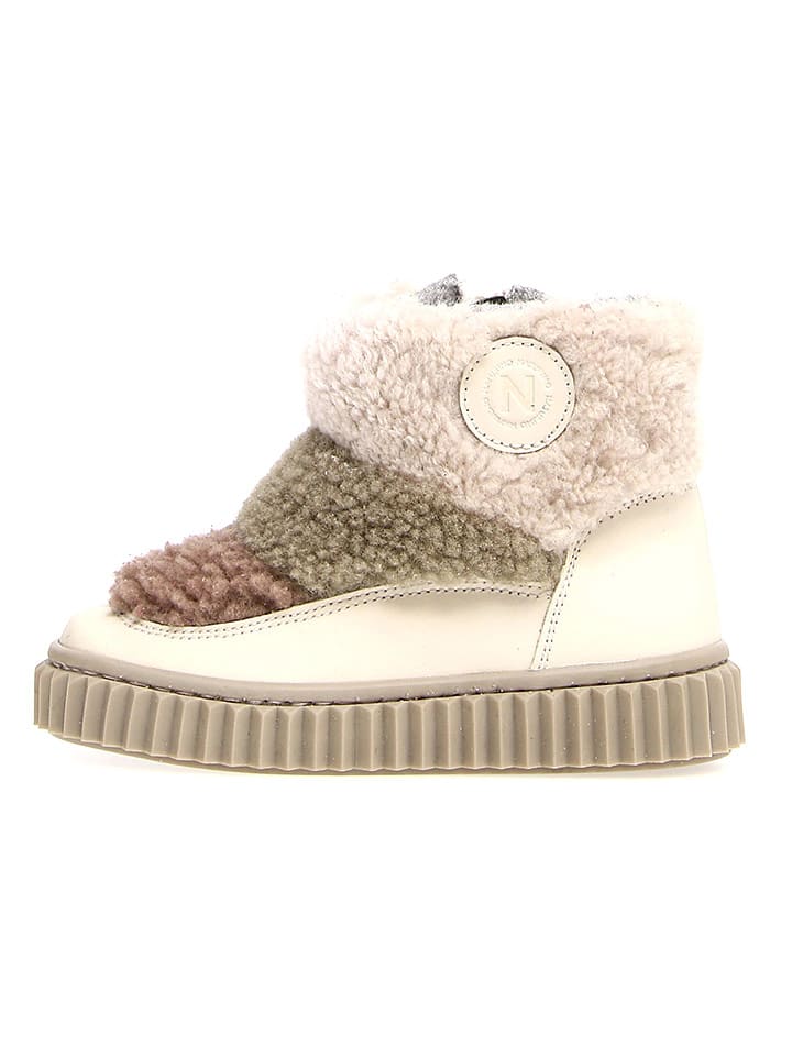 Naturino Botki "Grelly" w kolorze kremowym rozmiar: 36