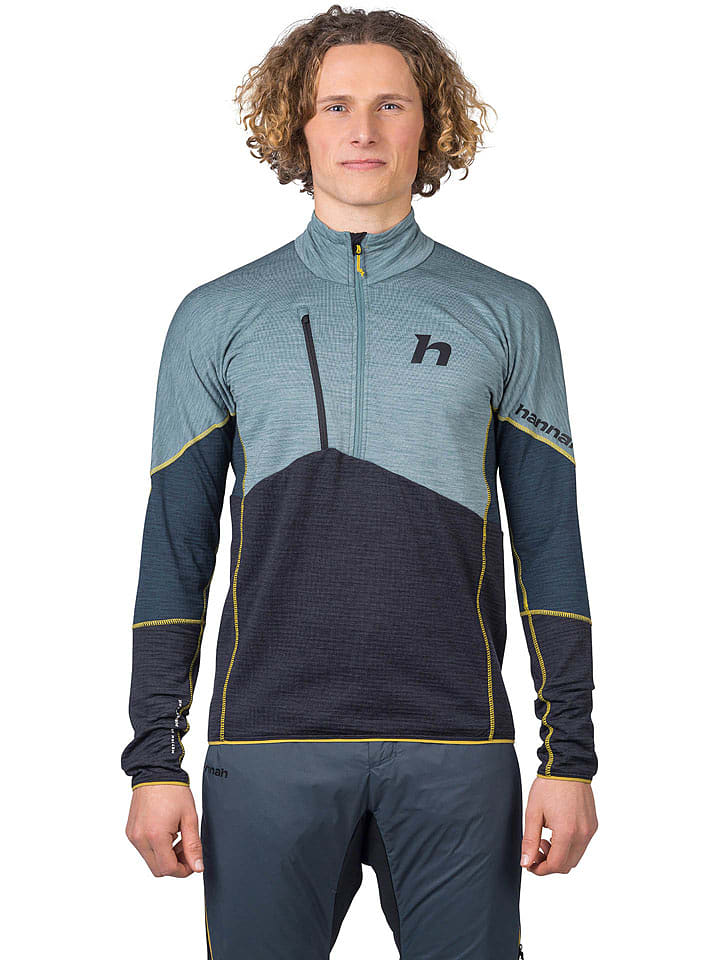 Hannah Koszulka funkcyjna "Niro" w kolorze błękitno-antracytowym rozmiar: L