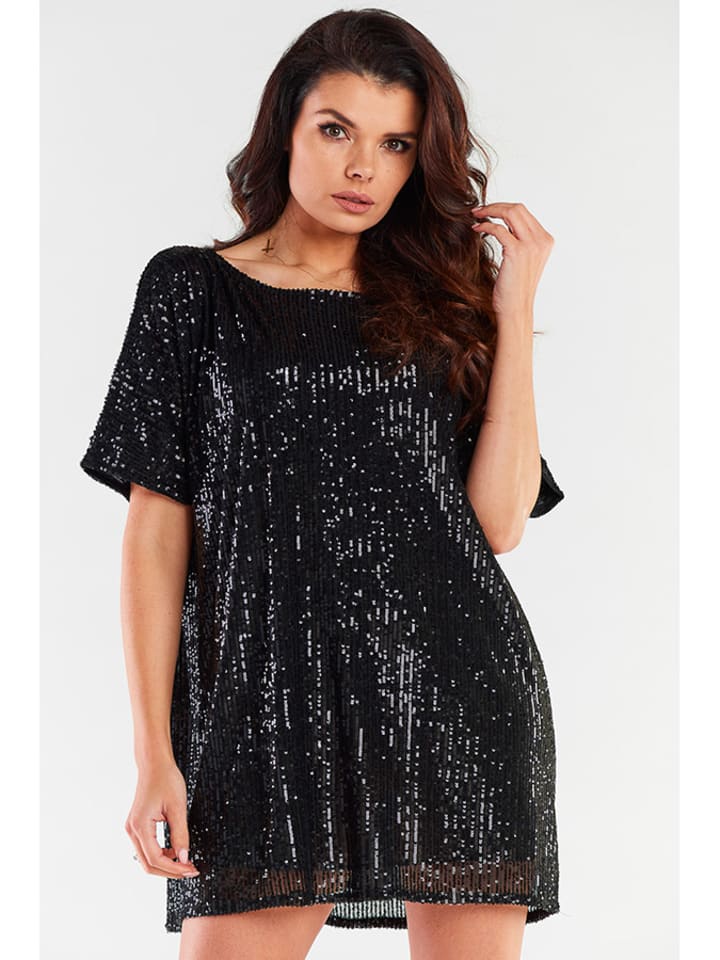 Awama Sukienka w kolorze czarnym rozmiar: onesize