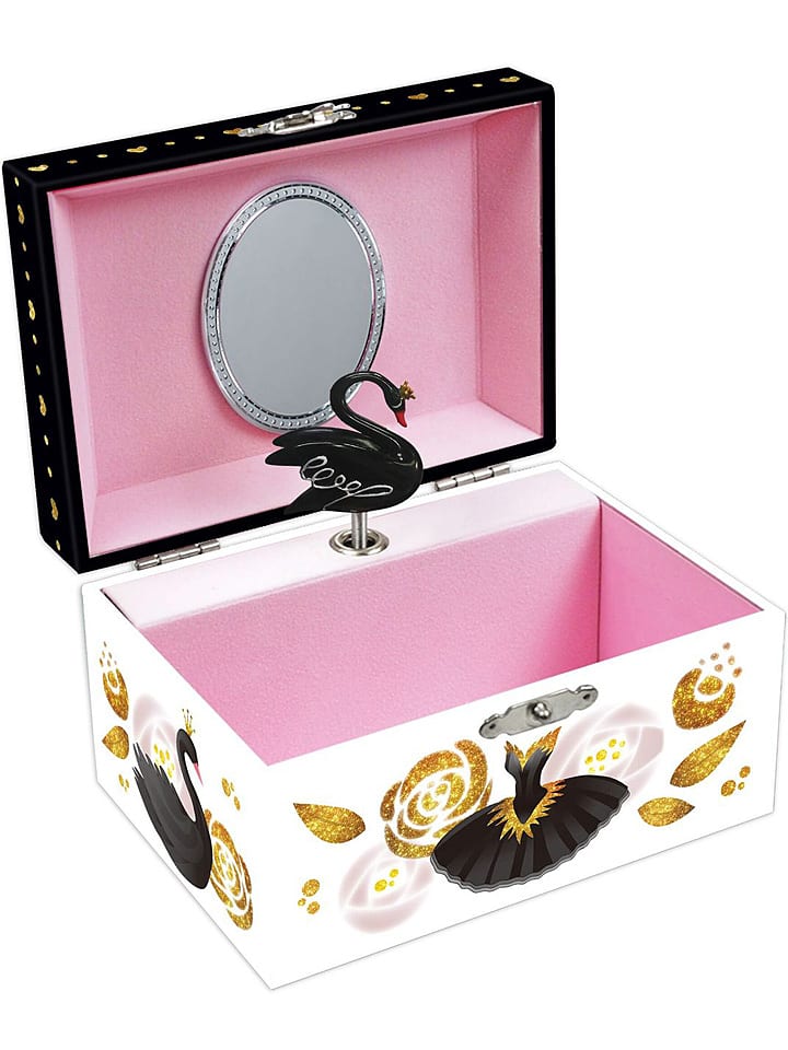 Magni Grająca szkatułka w kolorze biało-różowo-złotym - 14,8 x 8,5 x 10,6 cm rozmiar: onesize