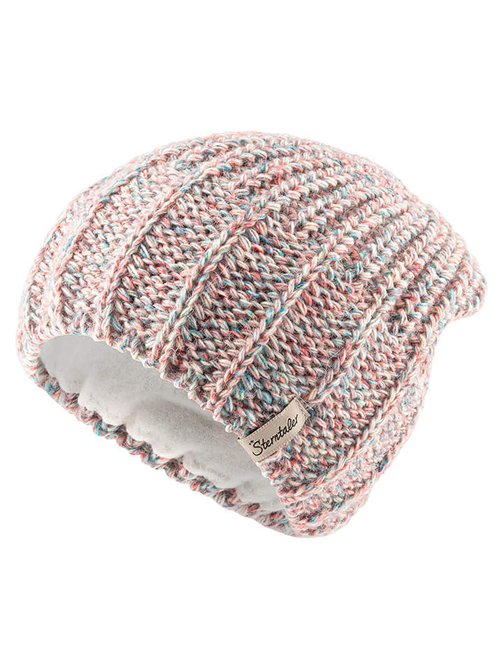 Sterntaler Czapka dzianinowa w kolorze jasnoróżowym rozmiar: 53 cm