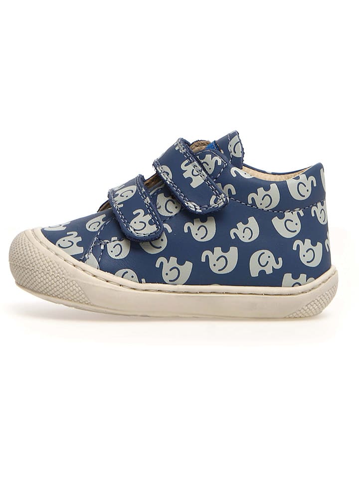 Naturino Skórzane buty "Cocoon" w kolorze granatowym do nauki chodzenia rozmiar: 23