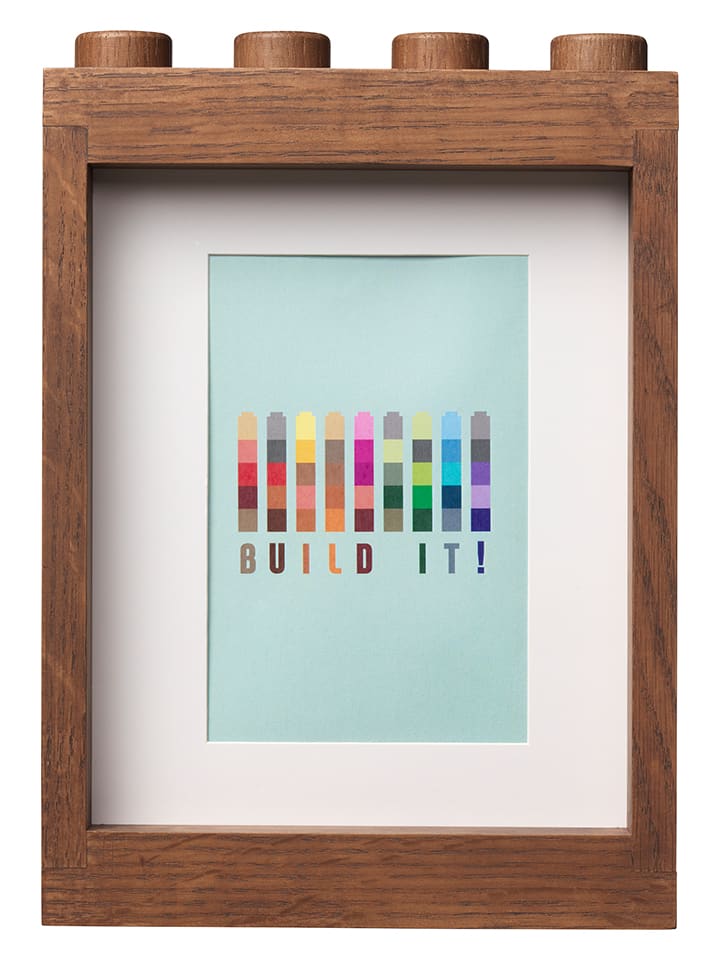 LEGO Ramka w kolorze brązowym na zdjęcia - 19,1 x 28,8 x 4,7 cm rozmiar: onesize