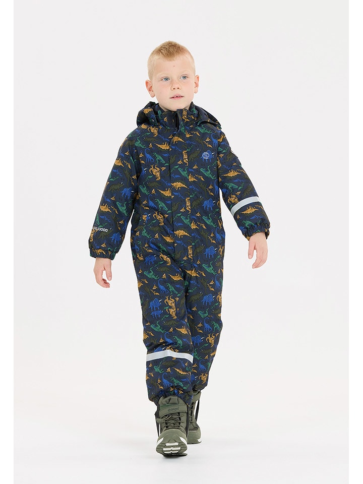 Zigzag Kombinezon zimowy "Tower" w kolorze granatowym rozmiar: 122/128