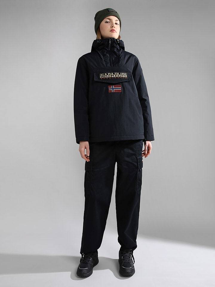 Napapijri Kurtka przejściowa "Rainforest" w kolorze czarnym rozmiar: XXS