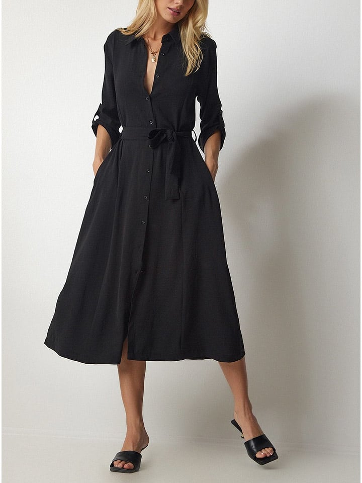 Milan Kiss Sukienka w kolorze czarnym rozmiar: XL