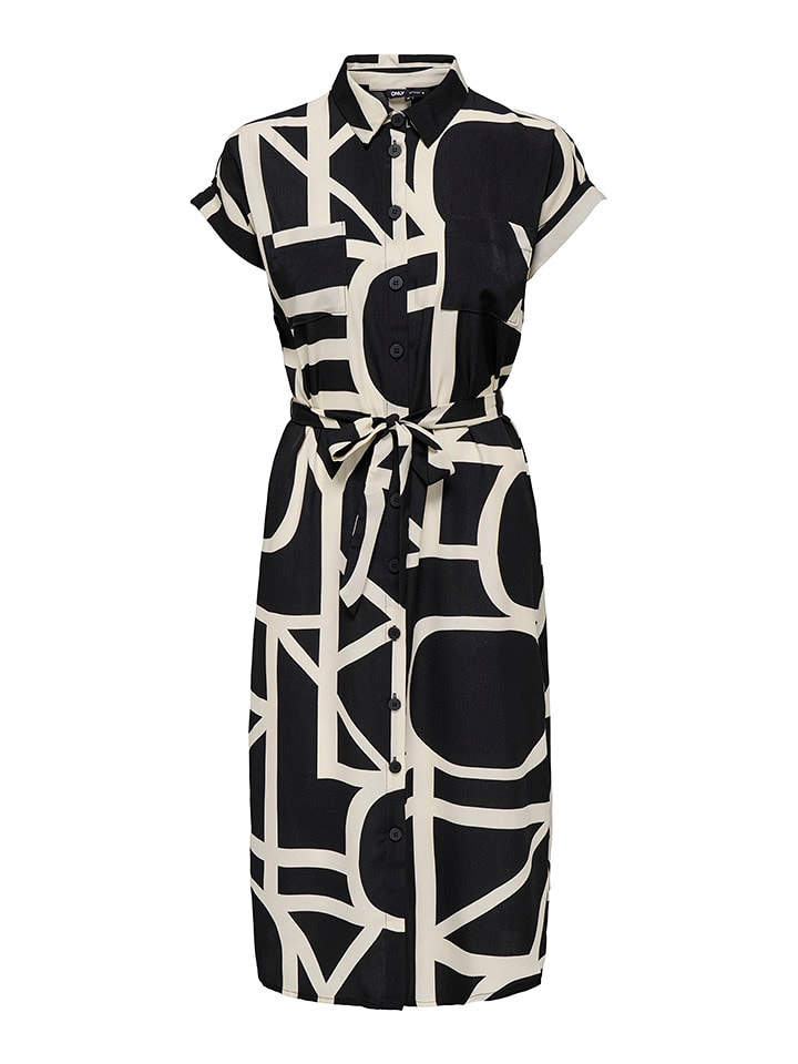 ONLY Sukienka w kolorze czarno-beżowym rozmiar: 38