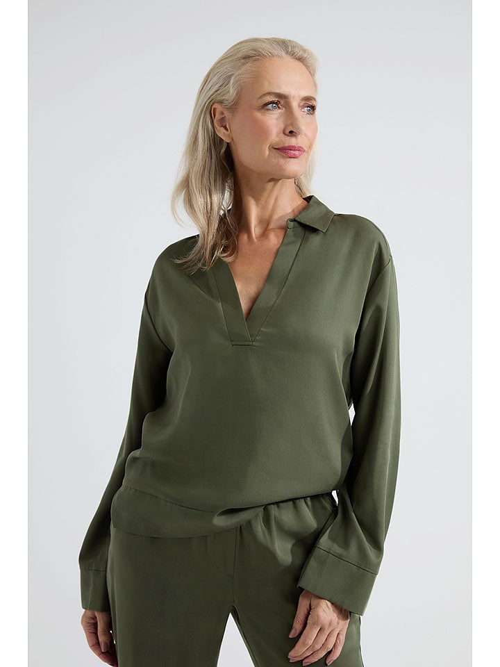 Josephine & Co Bluzka "Amelia" w kolorze khaki rozmiar: 40
