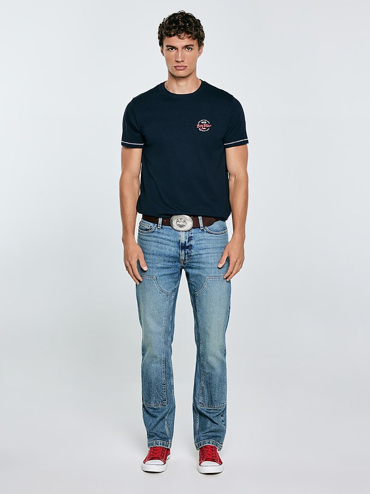 BIG STAR Koszulka "Elvin" w kolorze granatowym rozmiar: M