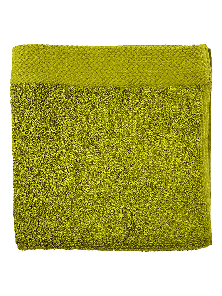 Soft by Perle de Coton Dywanik łazienkowy "Orage" w kolorze khaki rozmiar: 70x140 cm